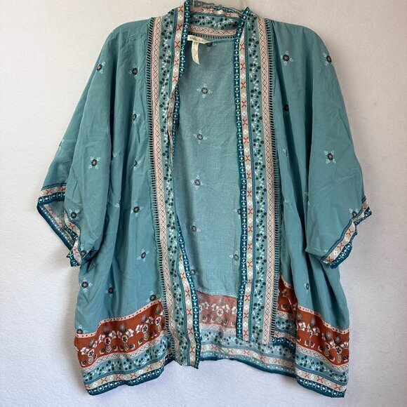 Matilda‎ Jane Kimono Womens XS Dream Chasers Days Like This open blue Boho - Picture 1 of 5